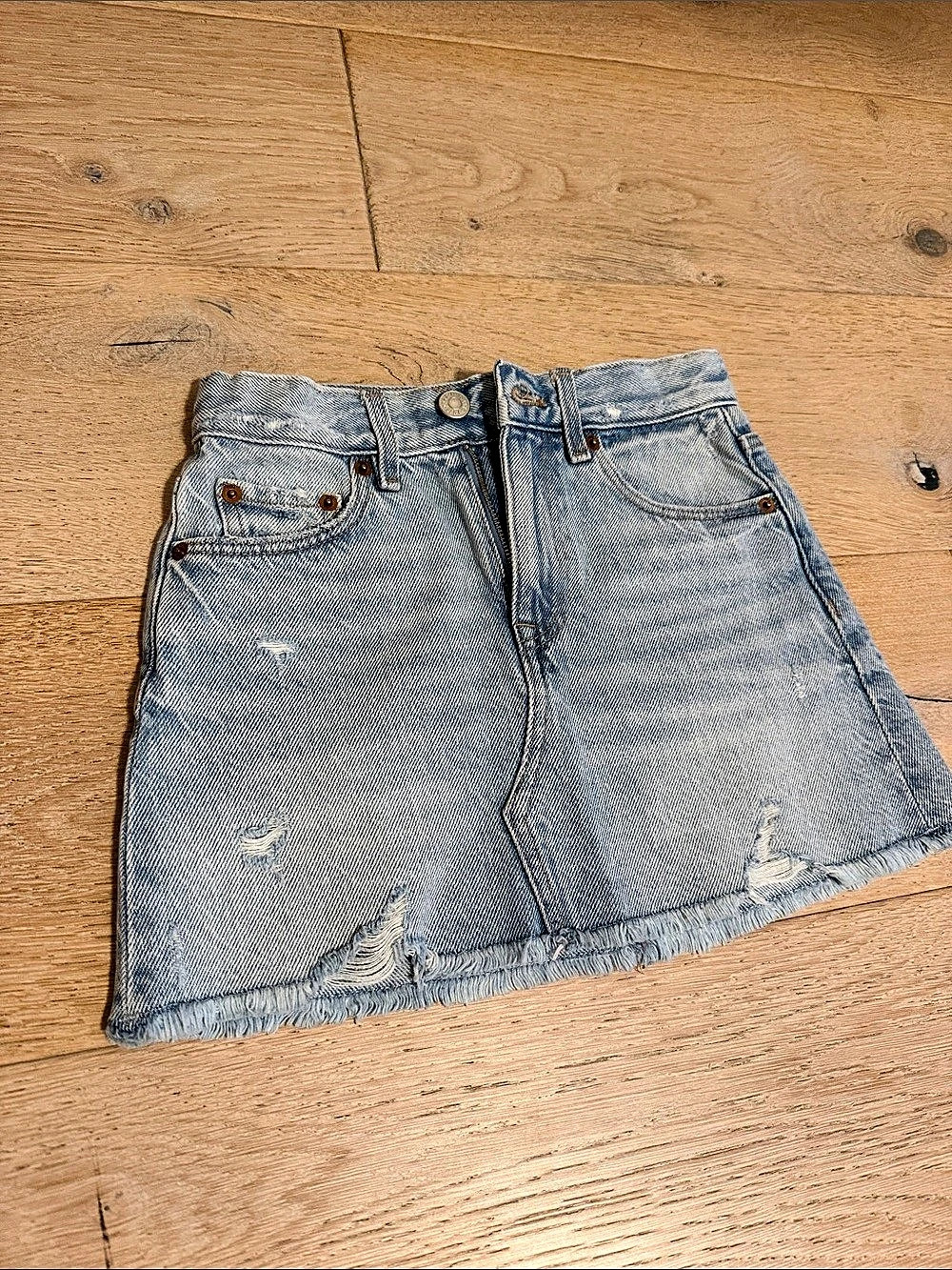 Zara Girls Denim Shorts Size 8-9 Years Blue